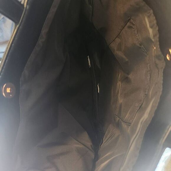 Victoria's Secret Black Fringed Tassel Tote Bag - Picture 4 of 4